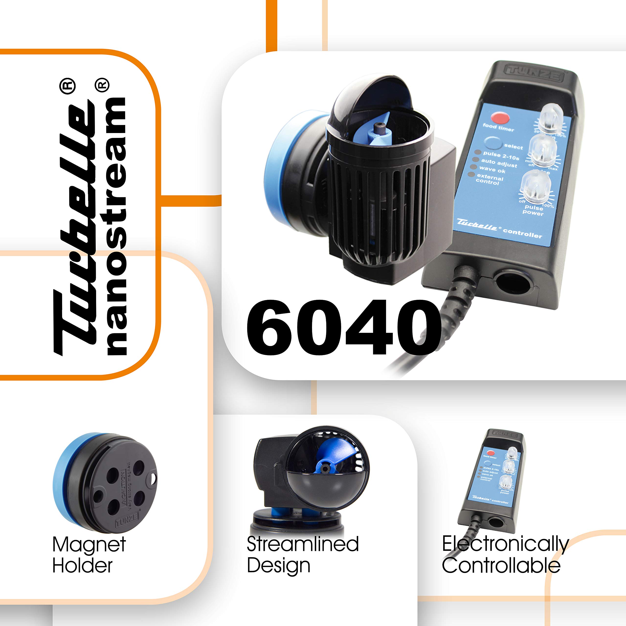 TUNZE Akış Pompası Turbelle Nanostream 6040 I 3D Ayarlanabilir Su